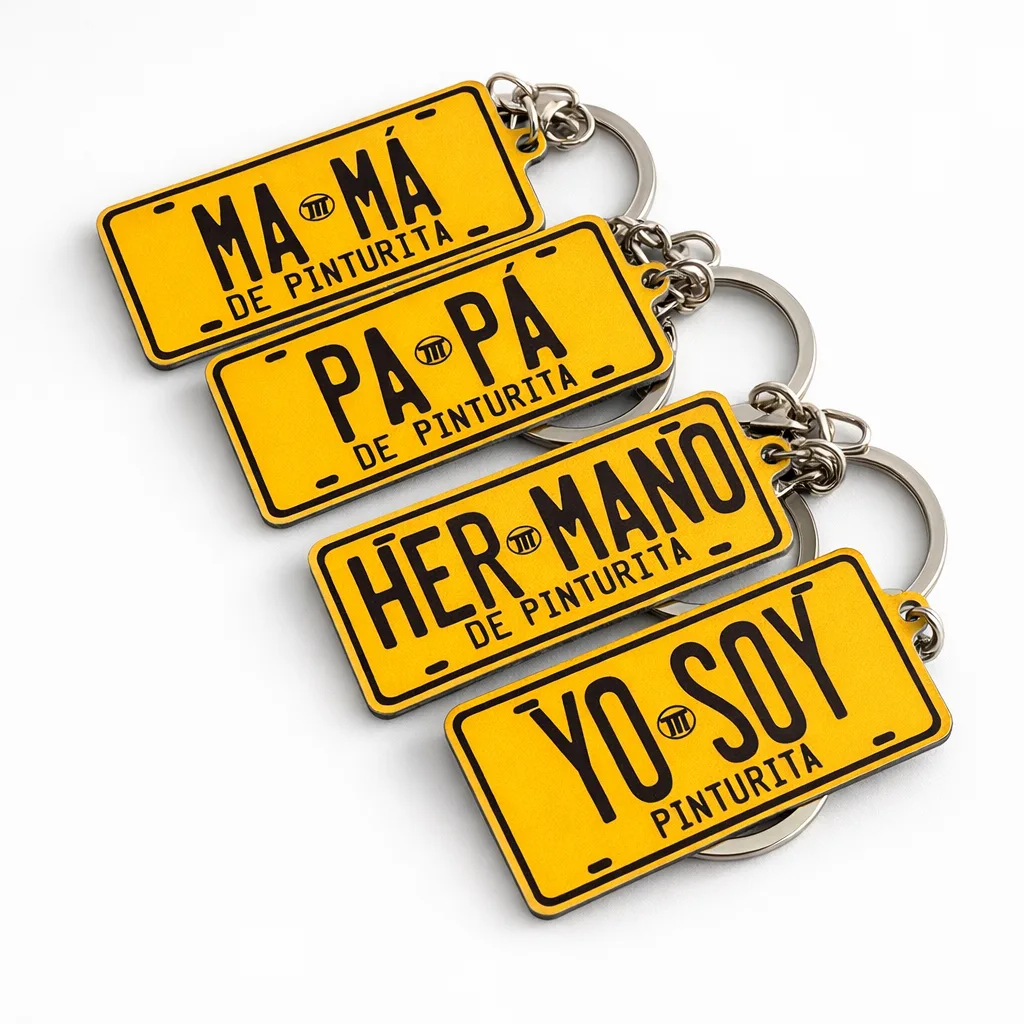 Llaveros con Placa Personalizados - Imagen 2
