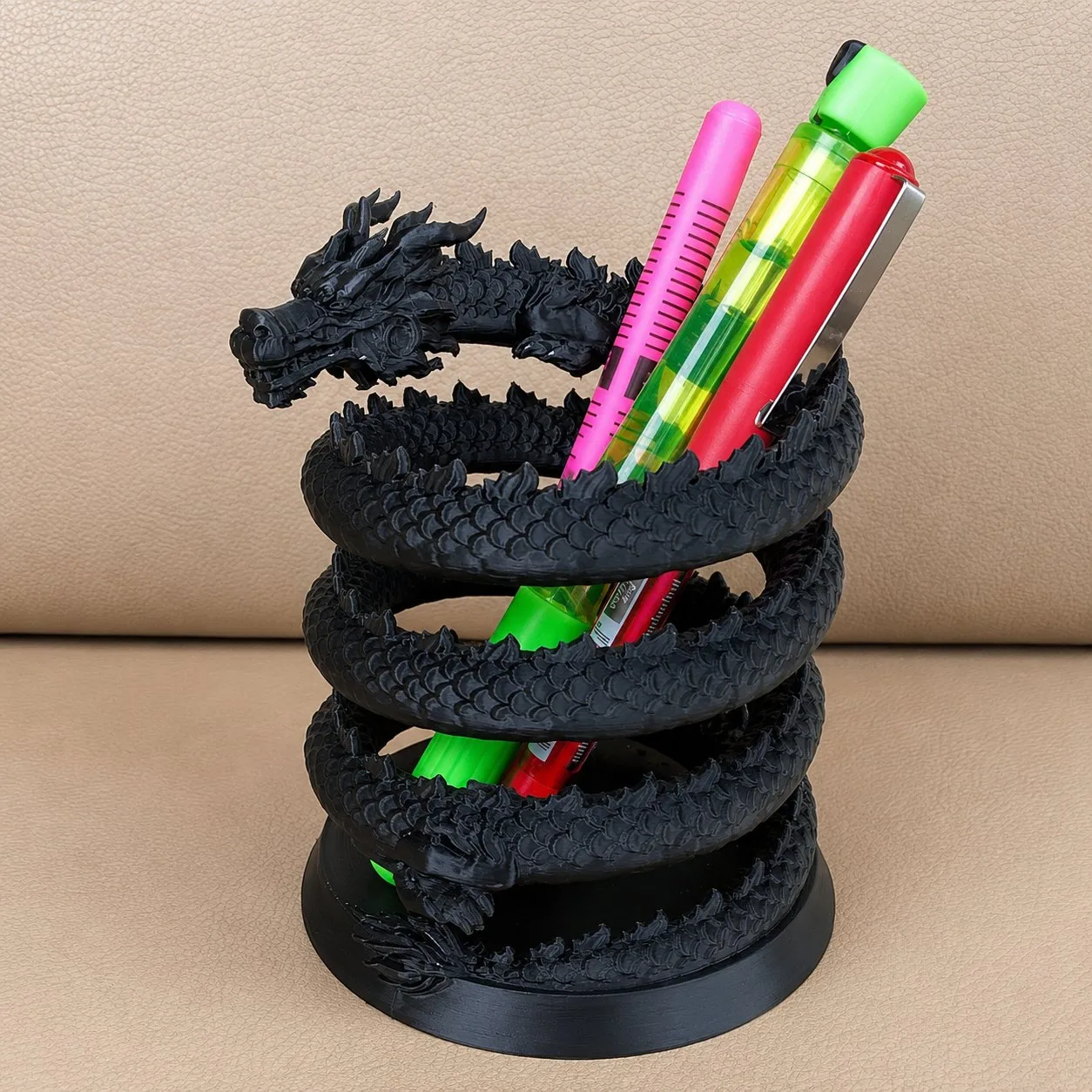 Portalápices de escritorio personalizados impresos en 3D - Imagen 4